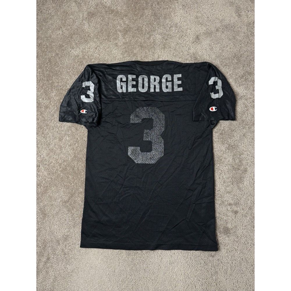 Vintage Mens Jersey Oakland Raiders Jeff George #3 NFL Football Champion Size 40